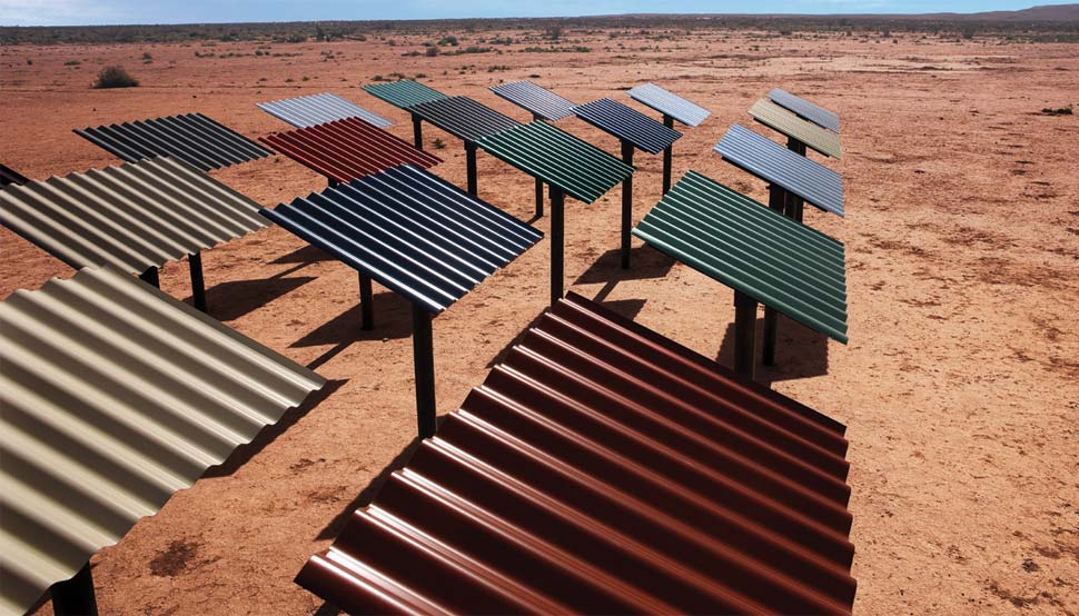 COLORBOND steel outdoor exposure testing