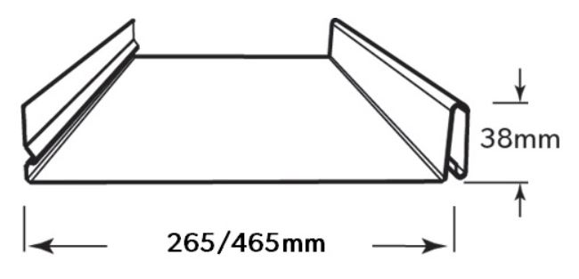 LYSAGHT SNAPSEAM® dimensions