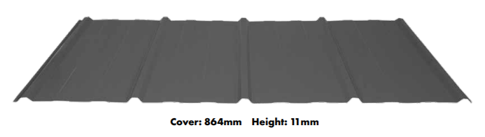 Metroll Metroclad® dimensions