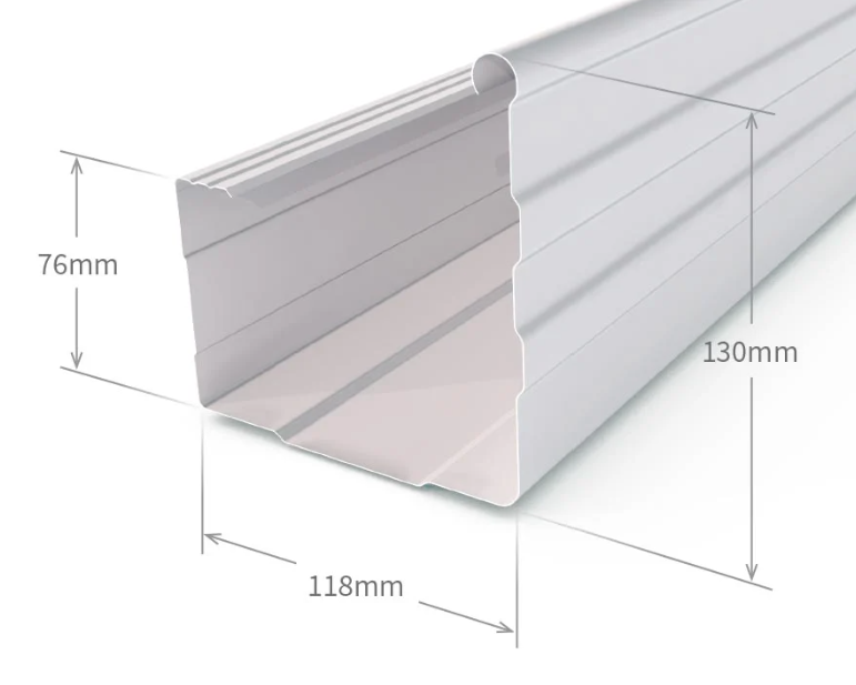 Stratco C-Square Gutter Dimensions