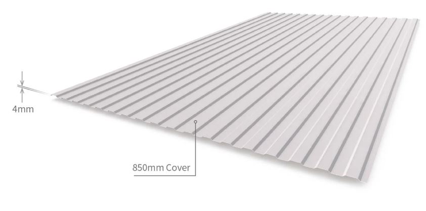 Stratco Maxirib dimensions