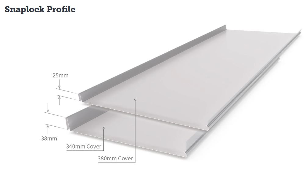 Stratco Hiland Tray Snaplock dimensions