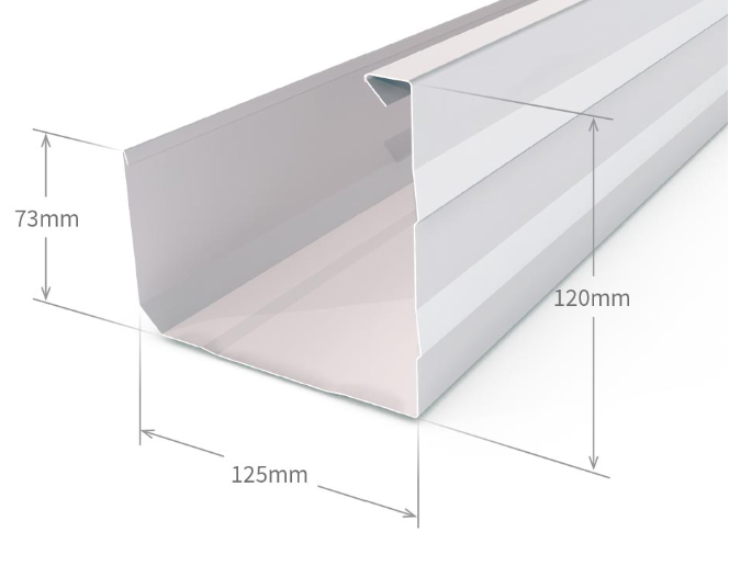 Stratco VT Gutter dimensions