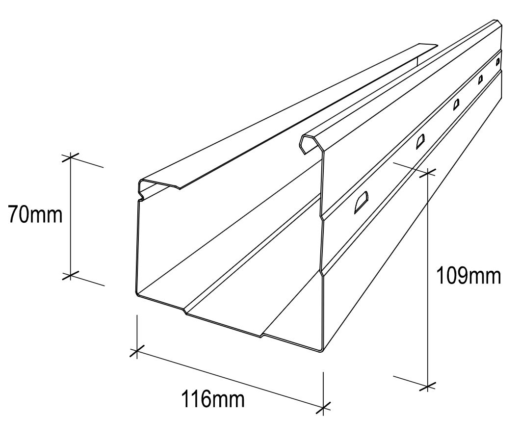 Stramit® Easiline Domestic Gutter