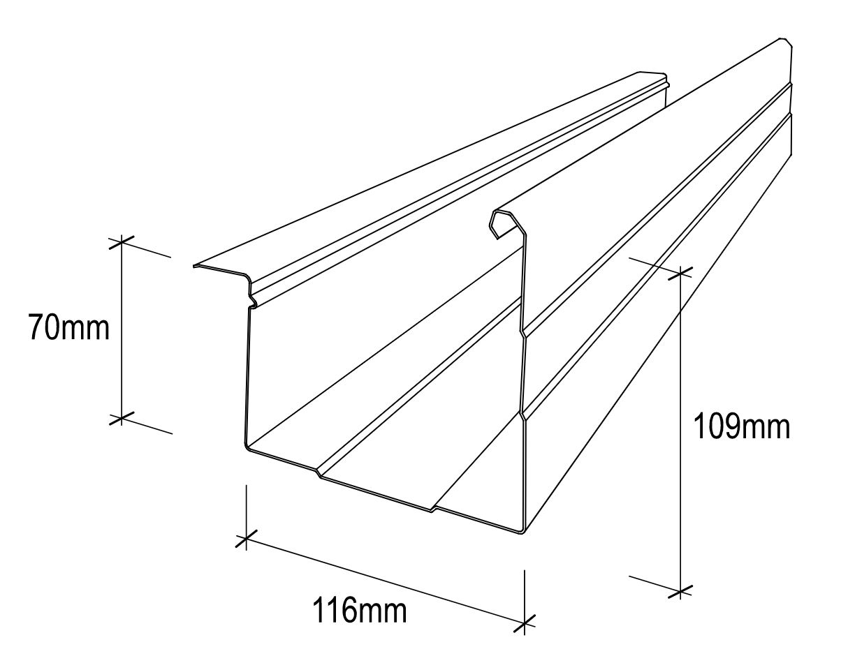 Stramit® Easiline Patio Gutter