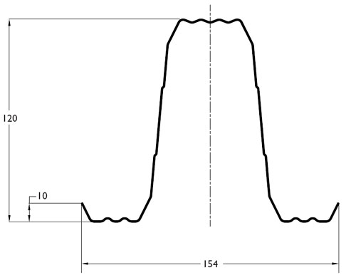 Stramit TH120™ Top Hat Sections
