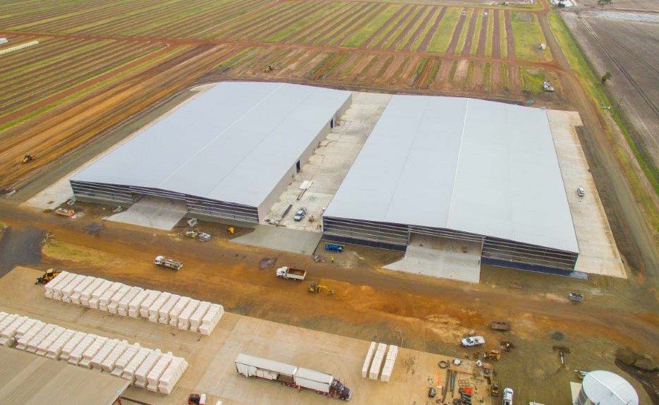Queensland Cotton Dalby Gin Storage Sheds