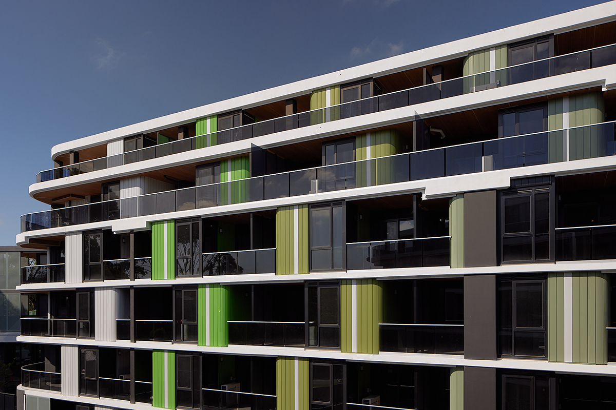 The Sierra Apartments, Hawthorn, a six-level project, housing 246 apartments alongside commercial and retail spaces.