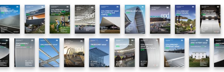 BlueScope EPD brochure covers