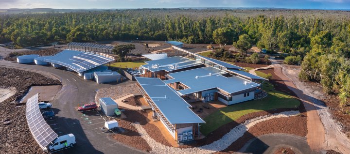 Flinders Chase Visitor Centre, Troppo Architects.  2025 COLORBOND® Award for Steel Architecture