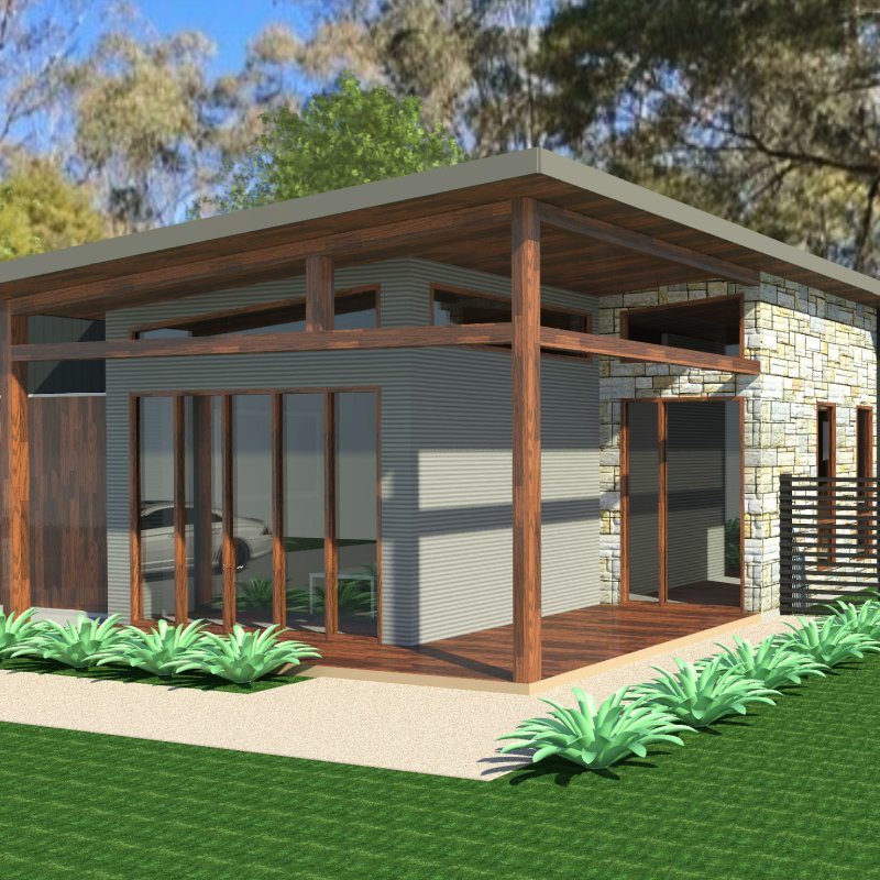 Ethan McMartin from Skillstech TAFE, Queensland earned a commendation in the student category of the Lysaght Inspirations Design Awards