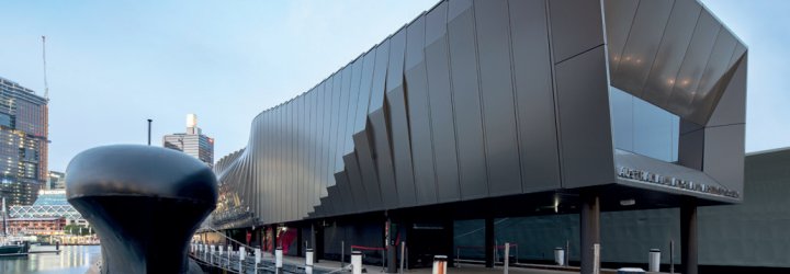 Wall cladding using steel made from COLORBOND® steel Ultra