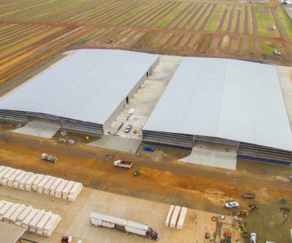 Queensland Cotton Dalby Gin Storage Sheds
